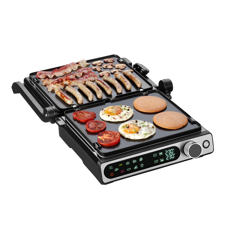 Concept ge3500 - Kontaktni roštilj sa temperaturnom sondom 2000W/230V crno