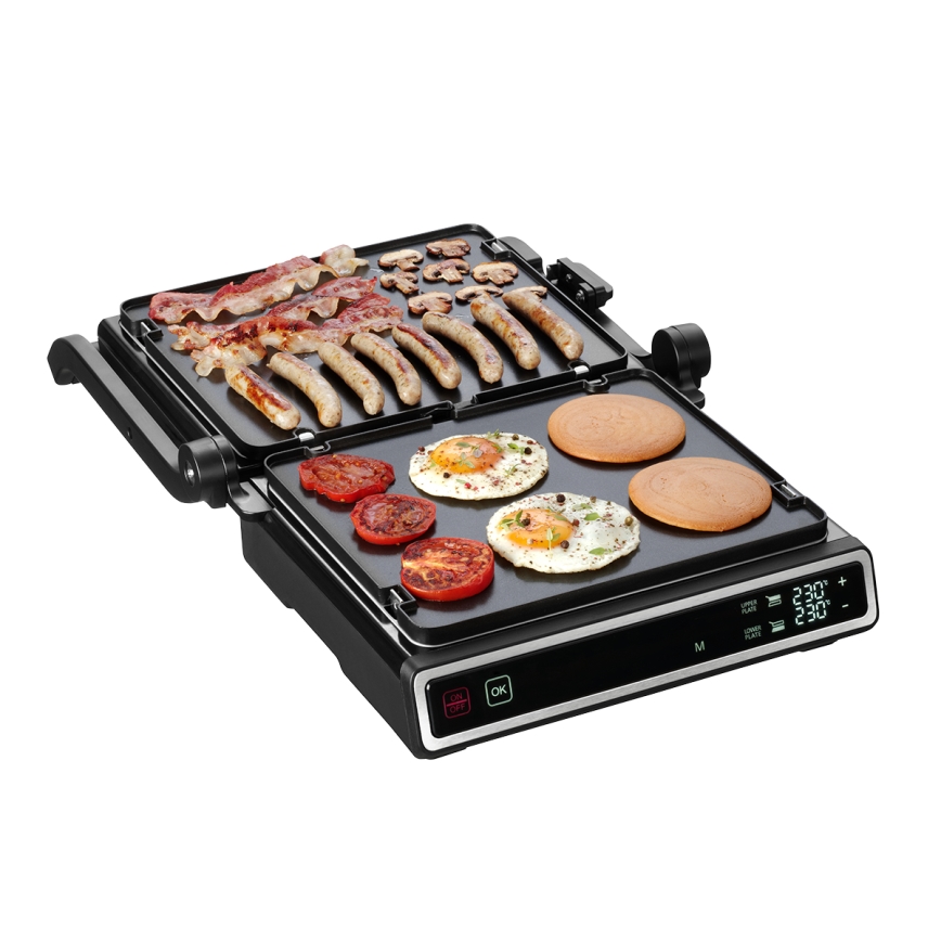 Concept ge3550 - Kontaktni roštilj sa temperaturnom sondom 2000W/230V crno