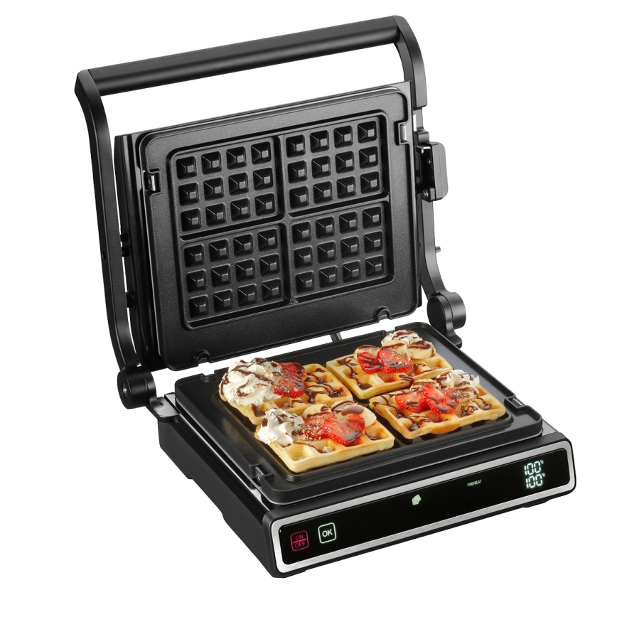 Concept ge3550 - Kontaktni roštilj sa temperaturnom sondom 2000W/230V crno