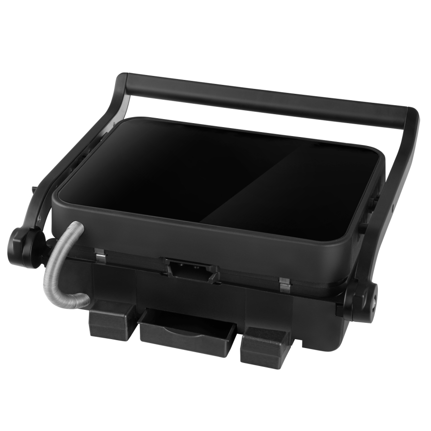 Concept ge3600 - Kontaktni roštilj sa temperaturnom sondom GLASS 2000W/230V crno