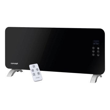 Concept KS4010 - Električni direktni grejač/konvektor 1000/2000W IP24 crna + daljinski upravljač