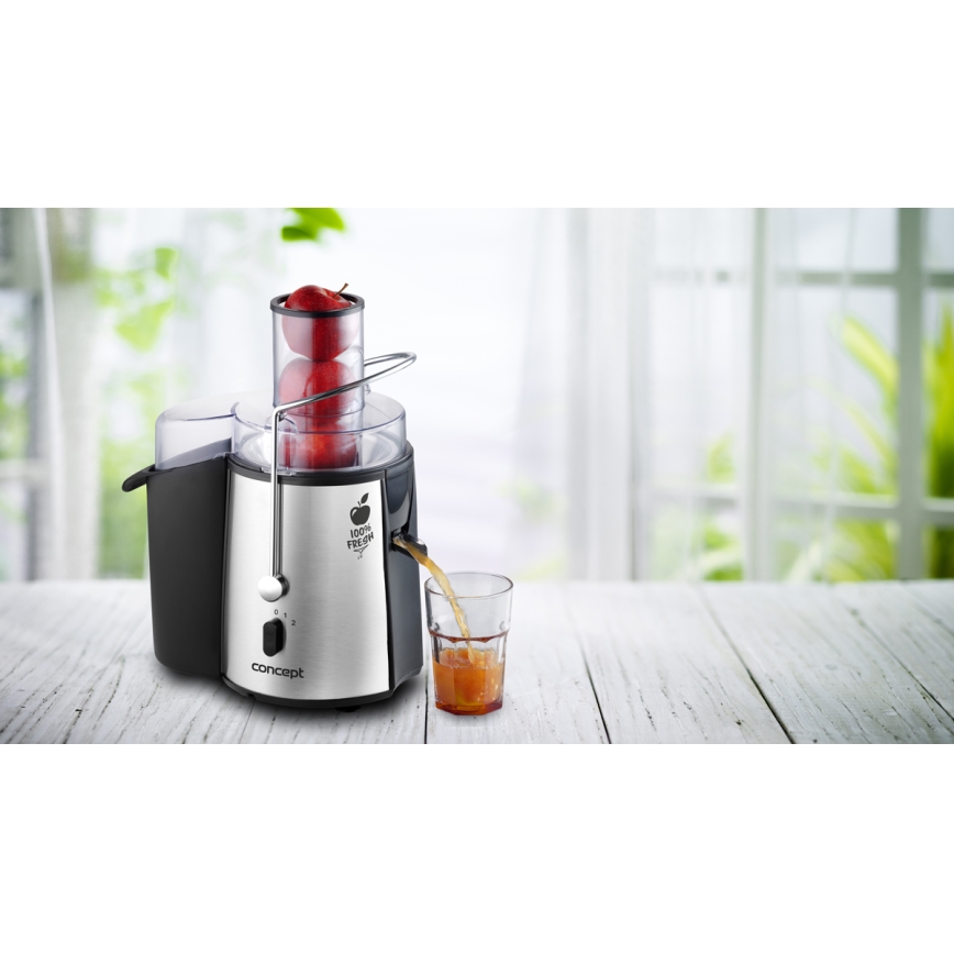 Concept LO7026 - Centrifugalni sokovnik 1000W/230V crno/nerđajući čelik