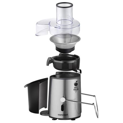 Concept LO7026 - Centrifugalni sokovnik 1000W/230V crno/nerđajući čelik