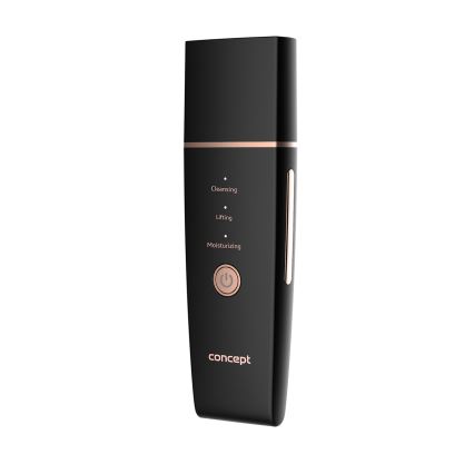 Concept PO2060 - Kozmetička ultrazvučna spatula PERFECT SKIN 3,5W/5V USB 500 mAh IPX6 crno