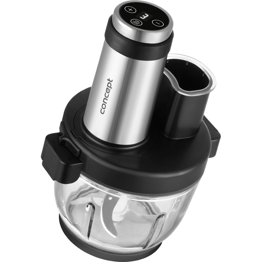 Concept RM3300 - Kuhinjski robot sa ribežom 1000W/230V crno/nerđajući čelik