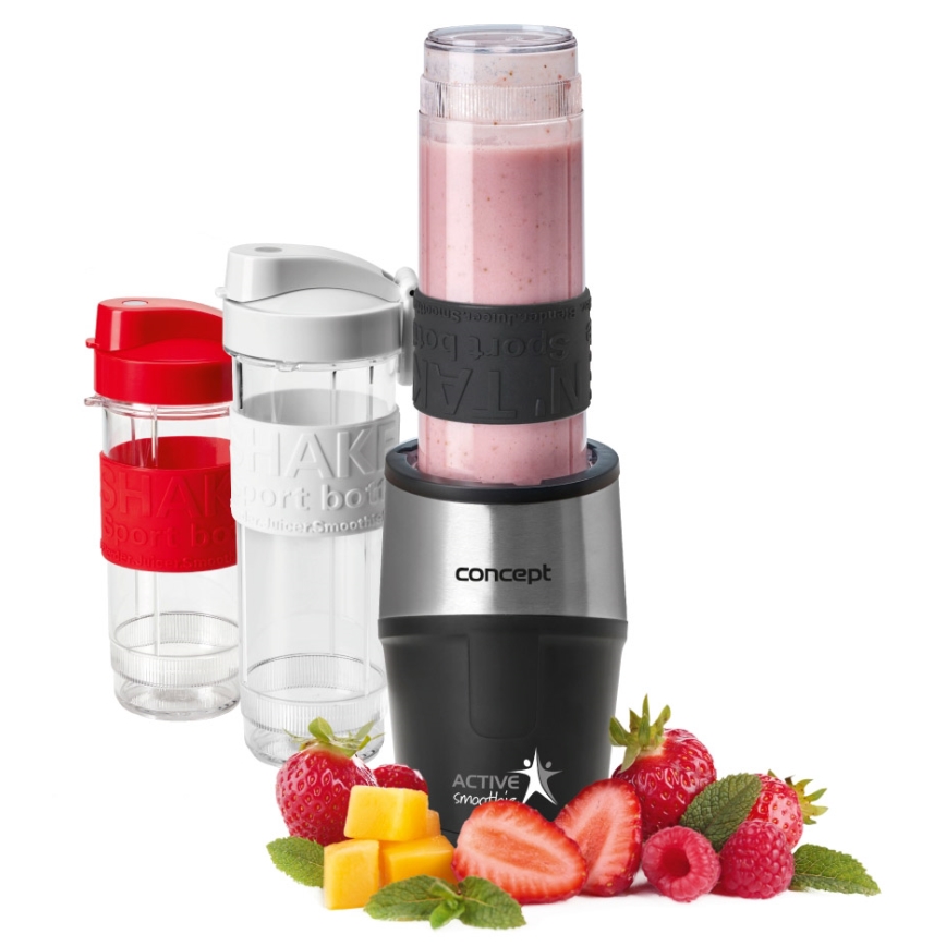 Concept SM3385 - Blender za smuti sa priborom ACTIVE SMOOTHIE 500W/230V crno