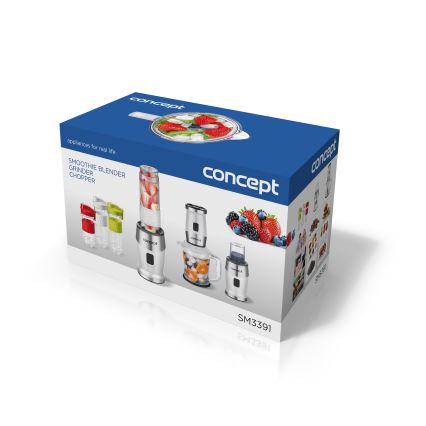Concept SM3391 - Blender za smuti sa priborom 700W/230V bela
