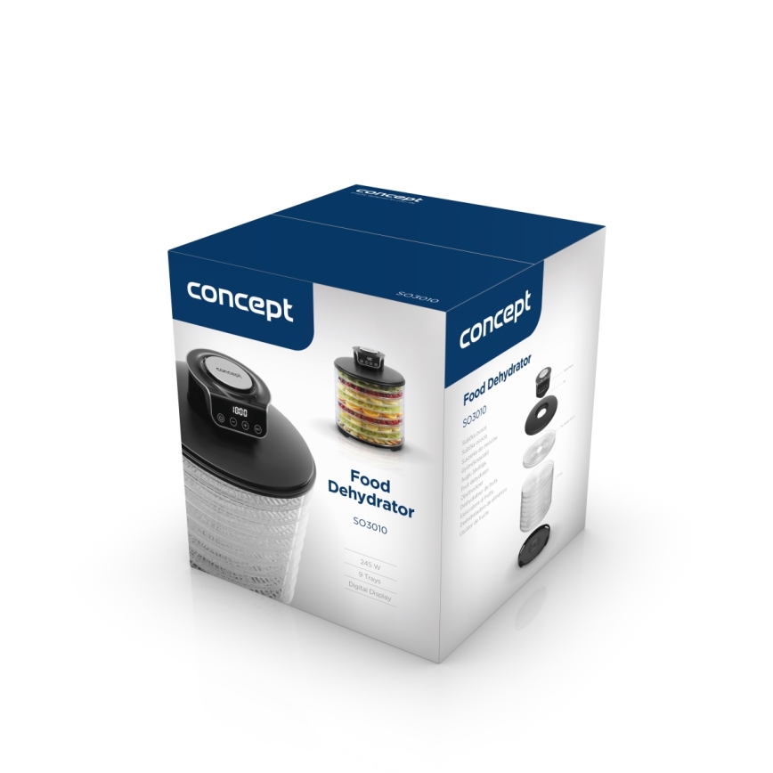 Concept SO3010 - Dehidrator hrane 245W/230V crno
