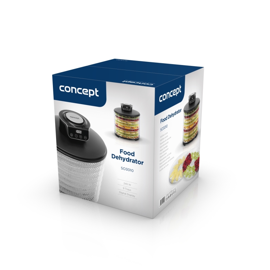 Concept SO3010 - Dehidrator hrane 245W/230V crno