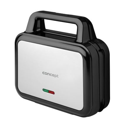 Concept SV3070 - Toster XXL 4u1 900W/230V crno/nerđajući čelik
