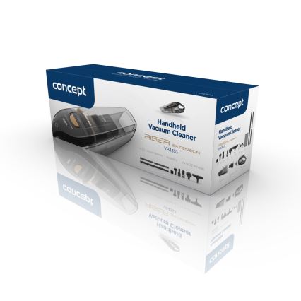 Concept VP4353 - Ručni usisivač WET & DRY RISER EXTENSION 110W/18,5V 2200 mAh crno
