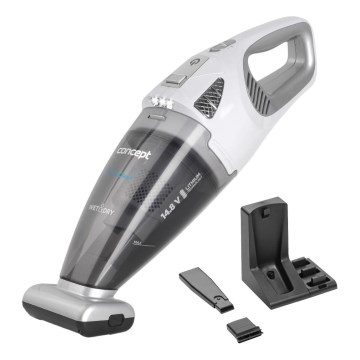 Concept VP4370 - Ručni usisivač WET & DRY PERFECT CLEAN 90W/14,8V 2200 mAh bela