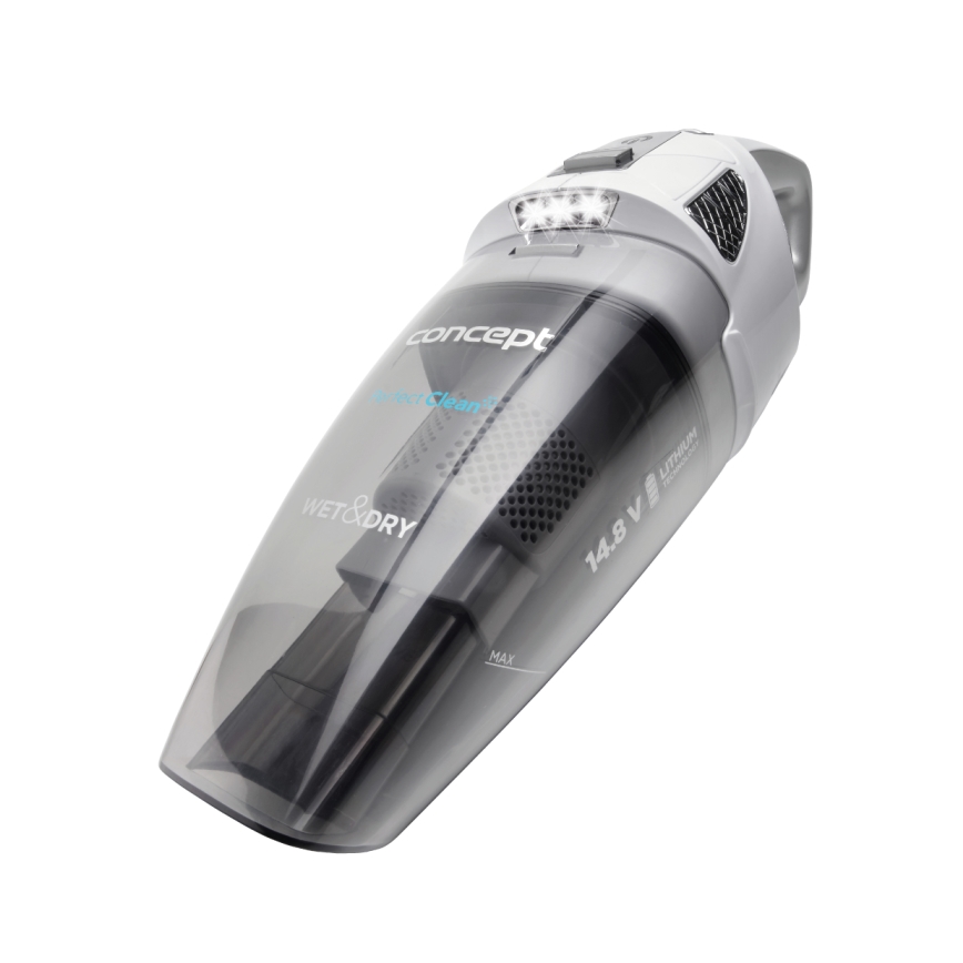 Concept VP4370 - Ručni usisivač WET & DRY PERFECT CLEAN 90W/14,8V 2200 mAh bela
