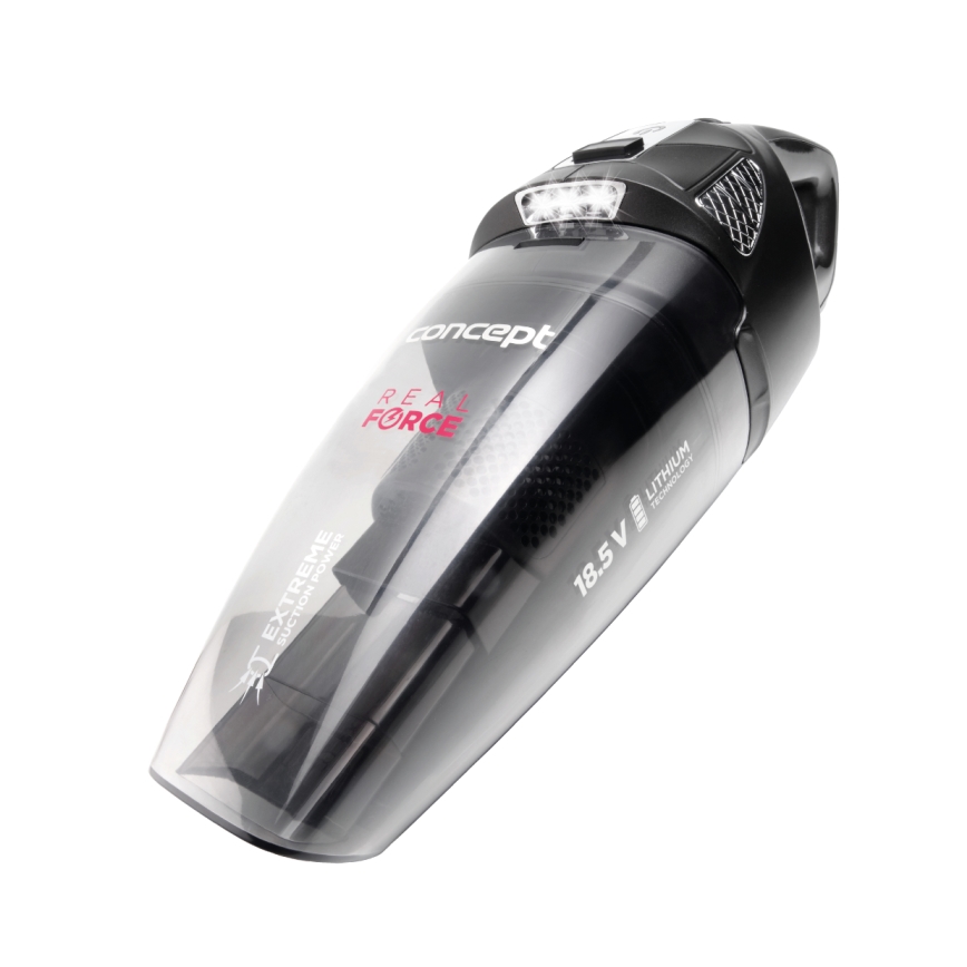 Concept VP4380 - Ručni usisivač REAL FORCE 110W/18,5V 2200 mAh crno