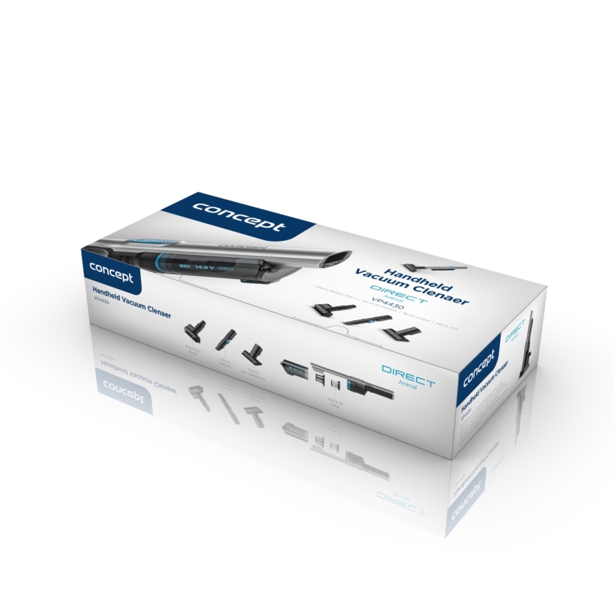 Concept VP4430 - Ručni usisivač DIRECT ANIMAL 180W/14,8V 2200 mAh crno