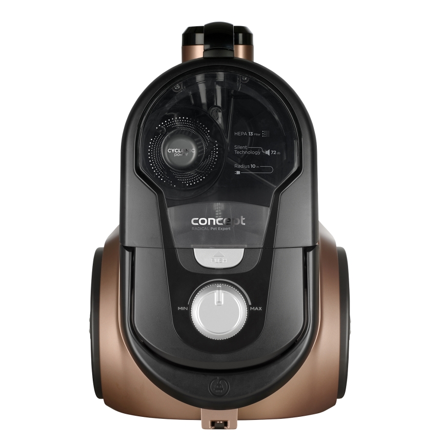 Concept VP5240N - Usisivač bez vrećice 4A RADICAL PET EXPERT 2,5 l 800W/230V bronzana