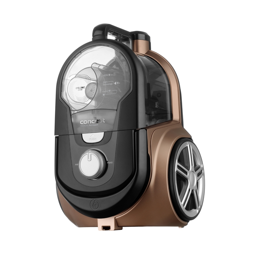Concept VP5240N - Usisivač bez vrećice 4A RADICAL PET EXPERT 2,5 l 800W/230V bronzana