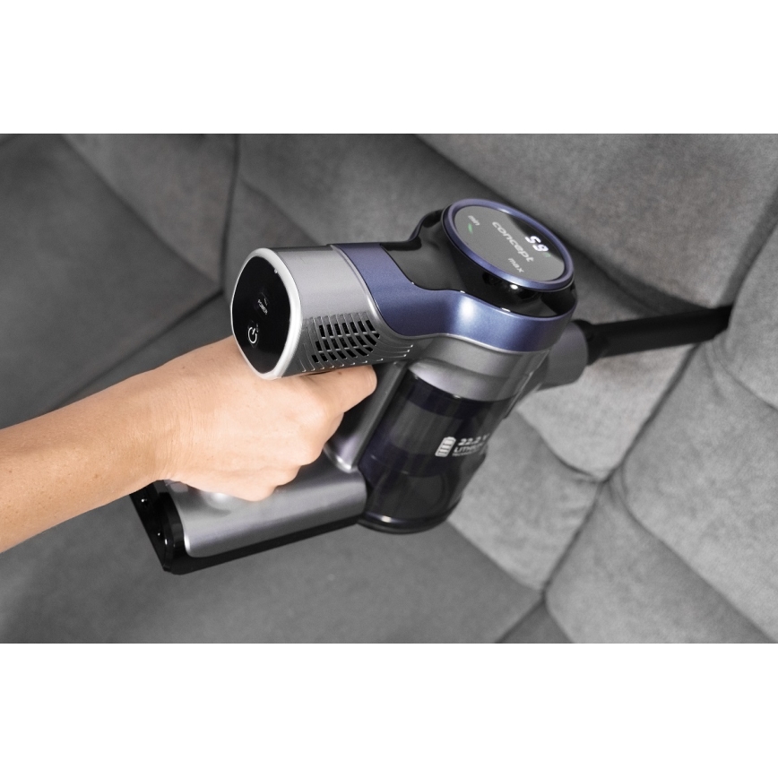 Concept VP6040 - Štapni ručni usisivač 2u1 ICONIC ANIMAL TELESCOPE 200W/22,2V 2200 mAh plava