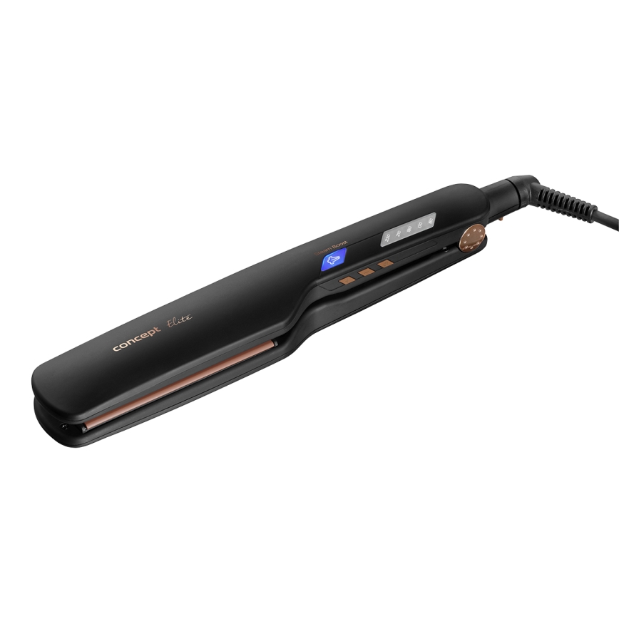 Concept VZ6010 - Parna pegla za kosu sa LED ekran ELITE STEAM BOOST 54W/230V crno