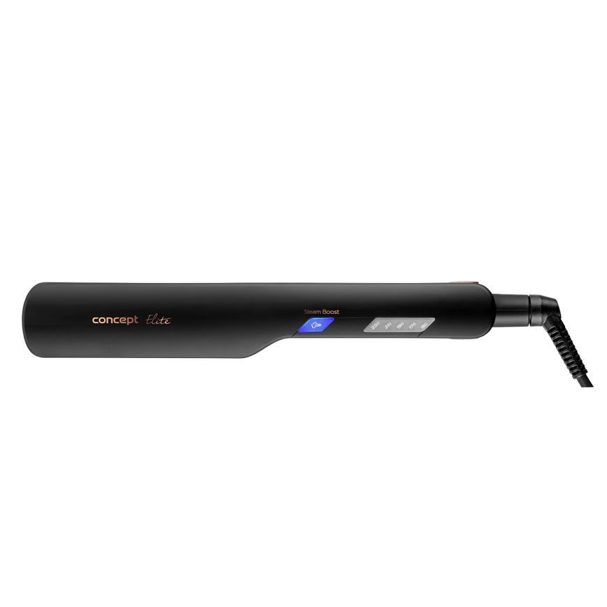 Concept VZ6010 - Parna pegla za kosu sa LED ekran ELITE STEAM BOOST 54W/230V crno