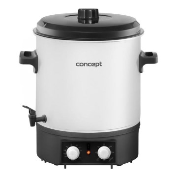 Concept ZH0030 - Kotao za konzerviranje 27 l 2000W/230V bela/crno