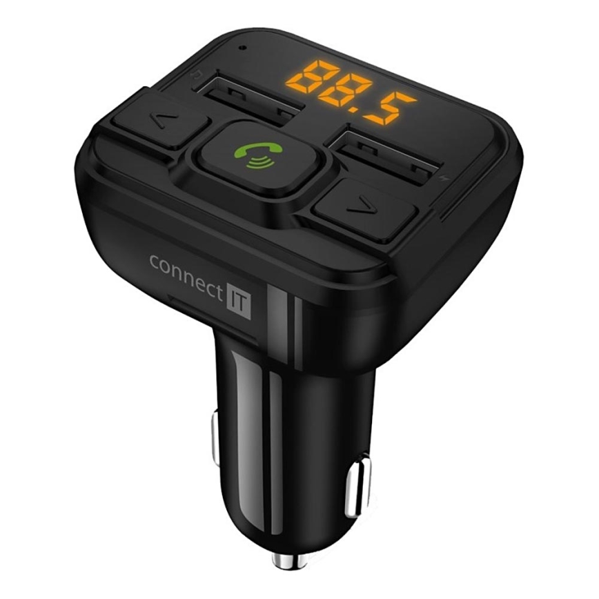 CONNECT IT CCC-8600-BK - FM transmiter za auto sa handsfree funkcijom crno