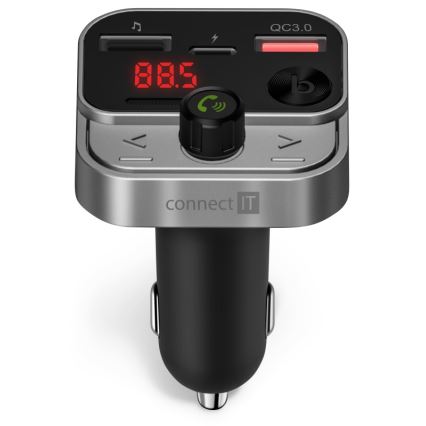 CONNECT IT CCC-8900-AN - FM transmiter za auto sa handsfree funkcijom crno/srebrno