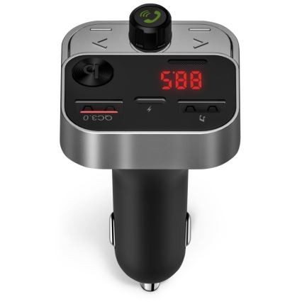 CONNECT IT CCC-8900-AN - FM transmiter za auto sa handsfree funkcijom crno/srebrno