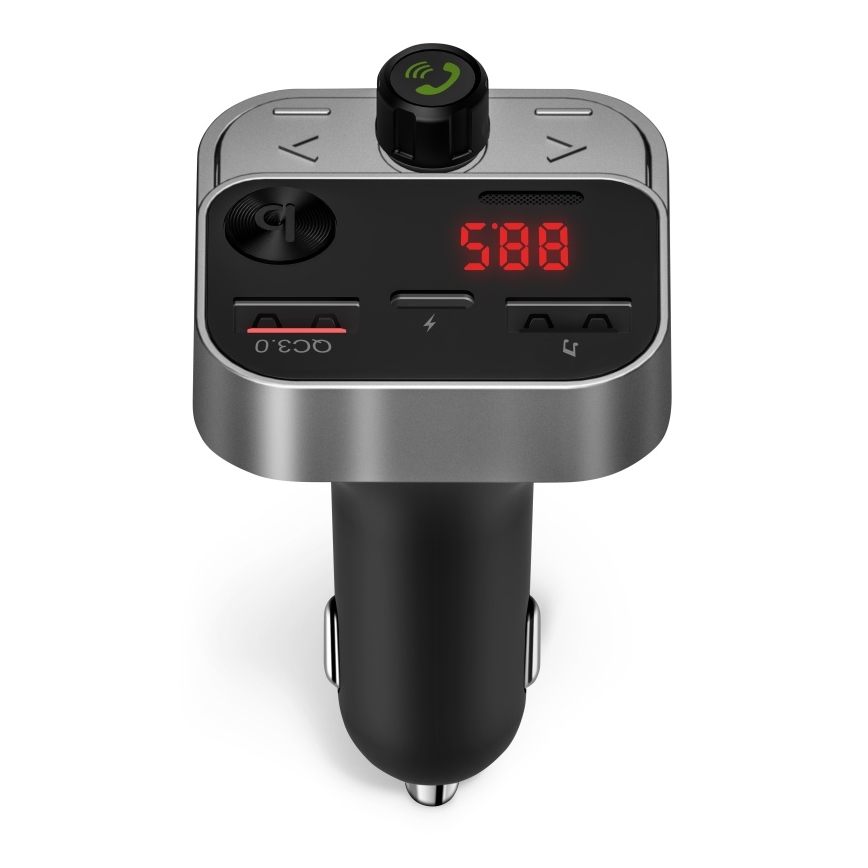 CONNECT IT CCC-8900-AN - FM transmiter za auto sa handsfree funkcijom crno/srebrno