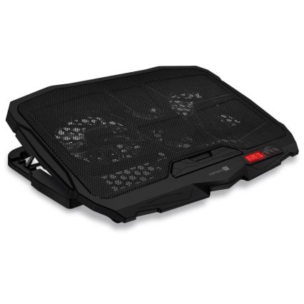 CONNECT IT CCP-2200-RD - Podloga za hlađenje laptopa 4x ventilator 2xUSB crno/crveno