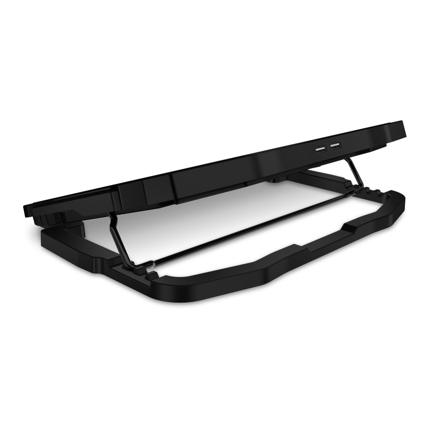 CONNECT IT CCP-2200-RD - Podloga za hlađenje laptopa 4x ventilator 2xUSB crno/crveno