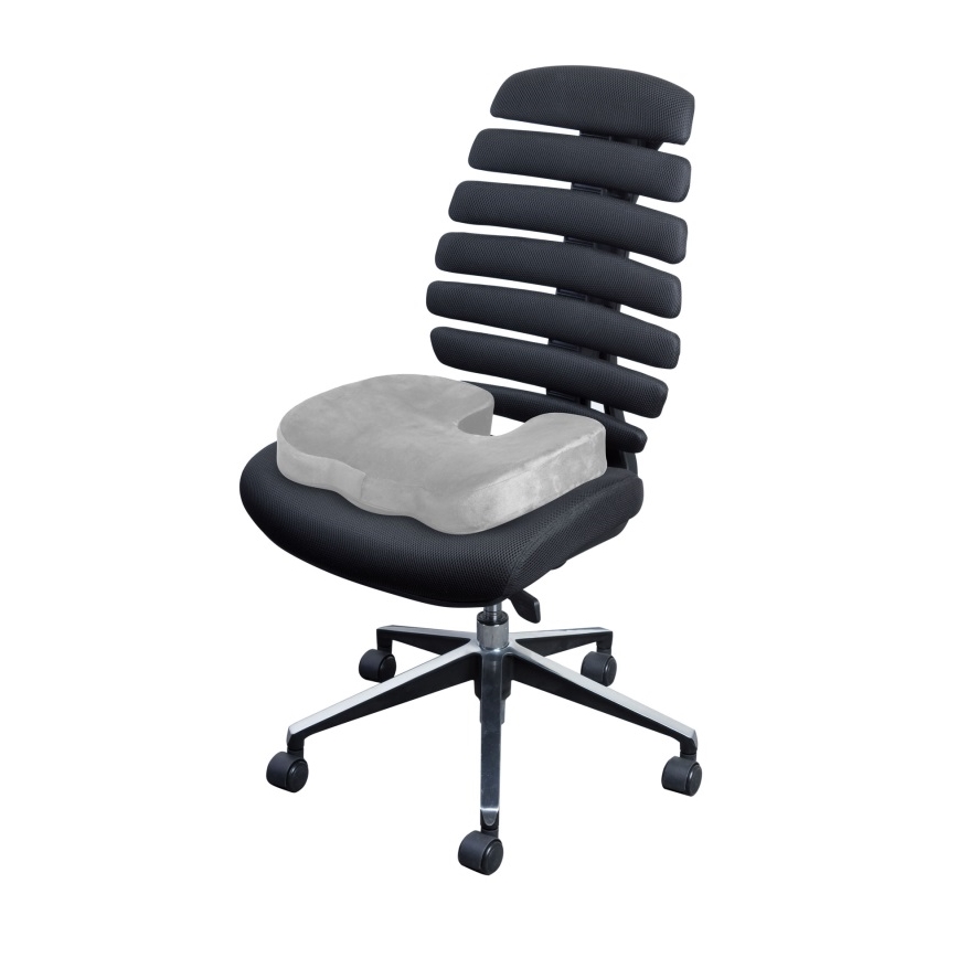 CONNECT IT CFH-5290-GY - Ergonomski jastuk za stolicu sivo