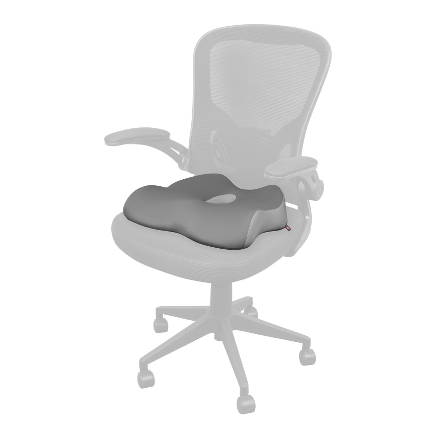 CONNECT IT CFH-5901-GY - Ergonomski jastuk za stolicu sivo