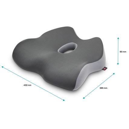 CONNECT IT CFH-5901-GY - Ergonomski jastuk za stolicu sivo