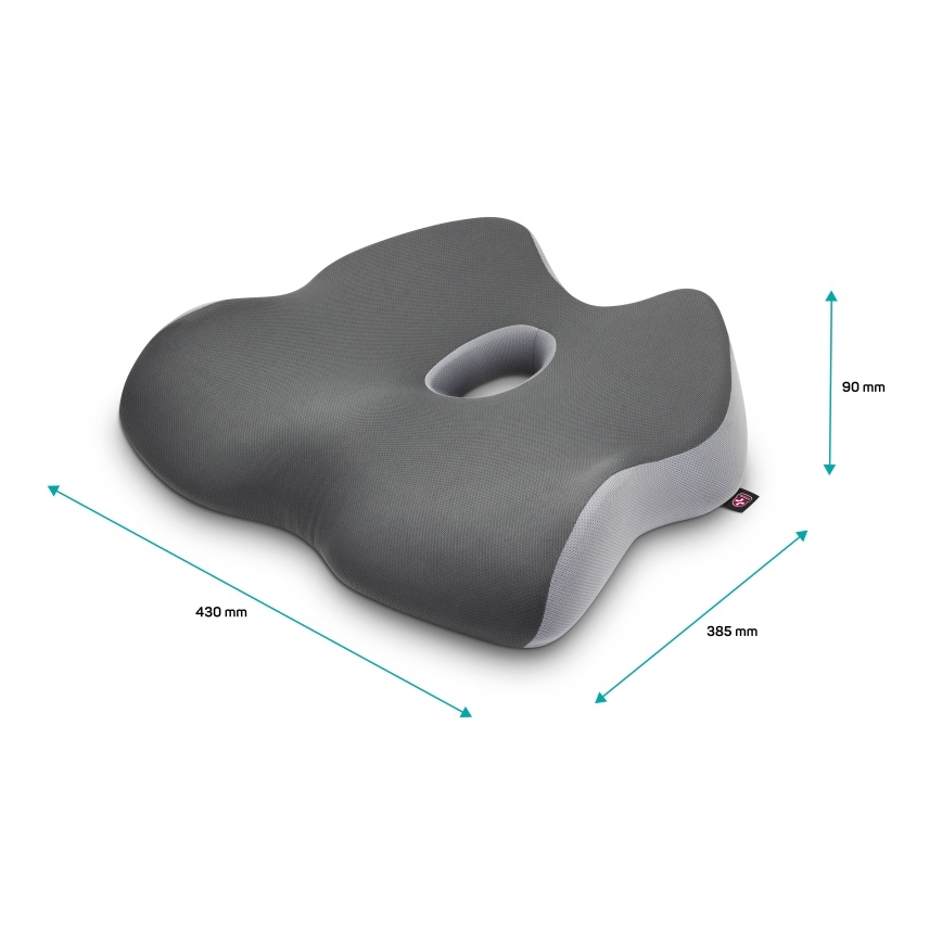 CONNECT IT CFH-5901-GY - Ergonomski jastuk za stolicu sivo