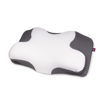 CONNECT IT CFH-6031-WH - Anatomski jastuk Lyra bela/siva