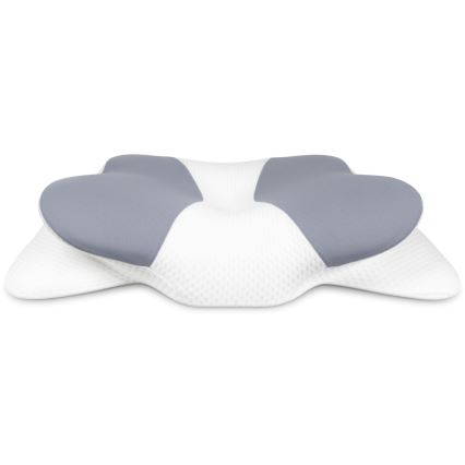 CONNECT IT CFH-6032-WH - Anatomski jastuk Gemini beli/sivi