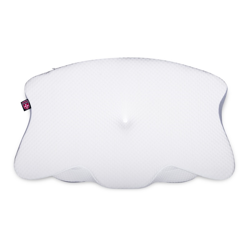 CONNECT IT CFH-6032-WH - Anatomski jastuk Gemini beli/sivi