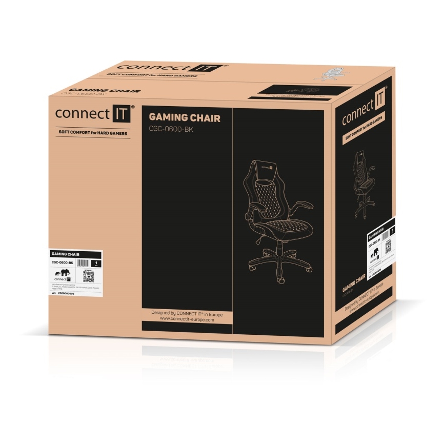 CONNECT IT CGC-0600-BK - Gejmerska stolica Matrix Pro crna