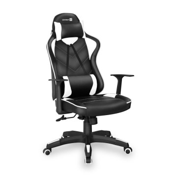 CONNECT IT CGC-0700-WH - Gejmerska stolica LeMans Pro crna/bela