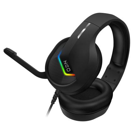 CONNECT IT CHP-3595-BK - LED RGB Gejming slušalice sa žicom sa mikrofonom crno