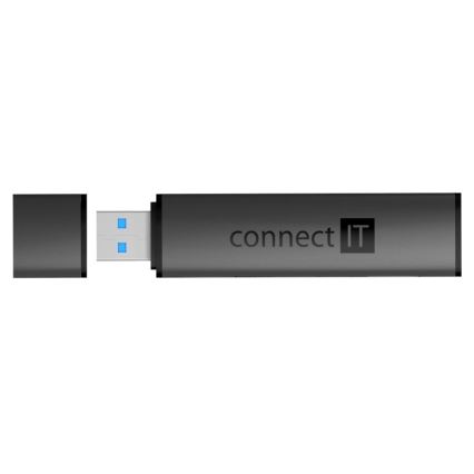 CONNECT IT CHU-4060-AN - USB-A hub sa čitačem memorijske kartice 4u1