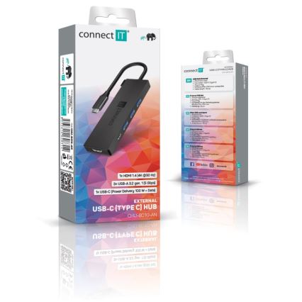 CONNECT IT CHU-8010-AN - USB-C hub 5 u 1