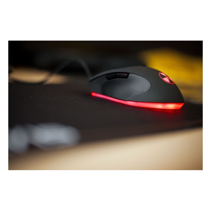 CONNECT IT CI-1128 - LED Gejming miš sa kablom 1000/1200/1600/3200 DPI crno