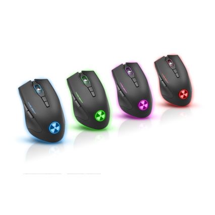 CONNECT IT CI-1128 - LED Gejming miš sa kablom 1000/1200/1600/3200 DPI crno