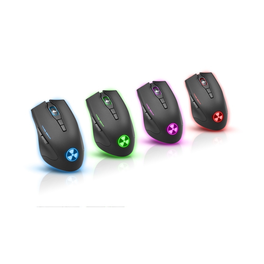 CONNECT IT CI-1128 - LED Gejming miš sa kablom 1000/1200/1600/3200 DPI crno