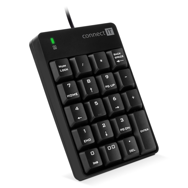CONNECT IT CKB-0060-BK - Numerička tastatura sa kablom crno