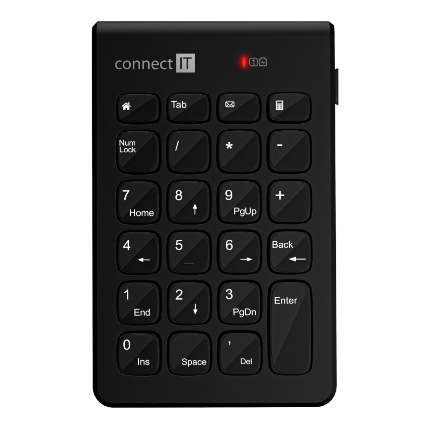 CONNECT IT CKB-0062-BK - Bežična numerička tastatura 1xAAA crna