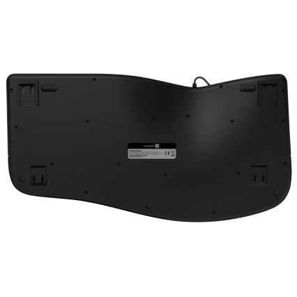 CONNECT IT CKB-2800-CS - Ergonomska bežična tastatura sa CZ/SK lokalizacijom crno