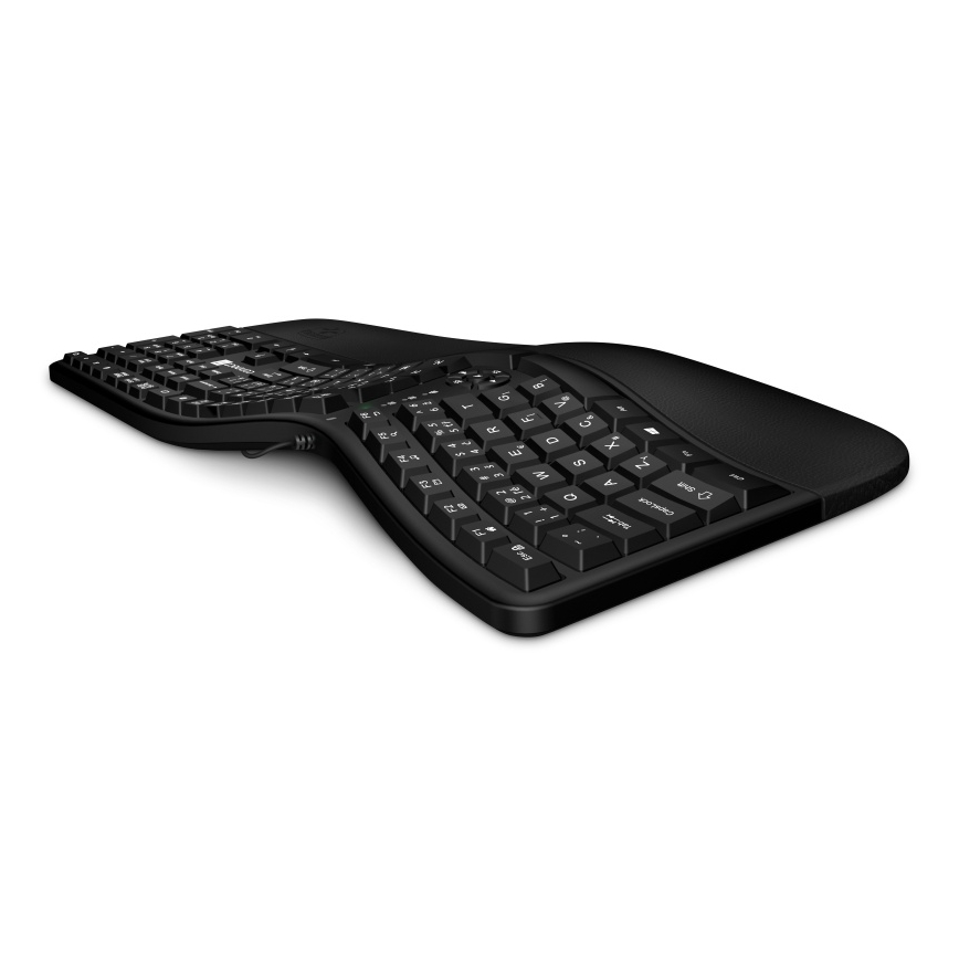 CONNECT IT CKB-2800-CS - Ergonomska bežična tastatura sa CZ/SK lokalizacijom crno